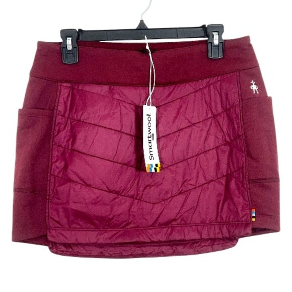 Smartwool Smartloft Pull On Skirt Black Cherry New - Picture 1 of 3